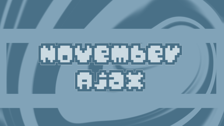 November Ajaxのバナー