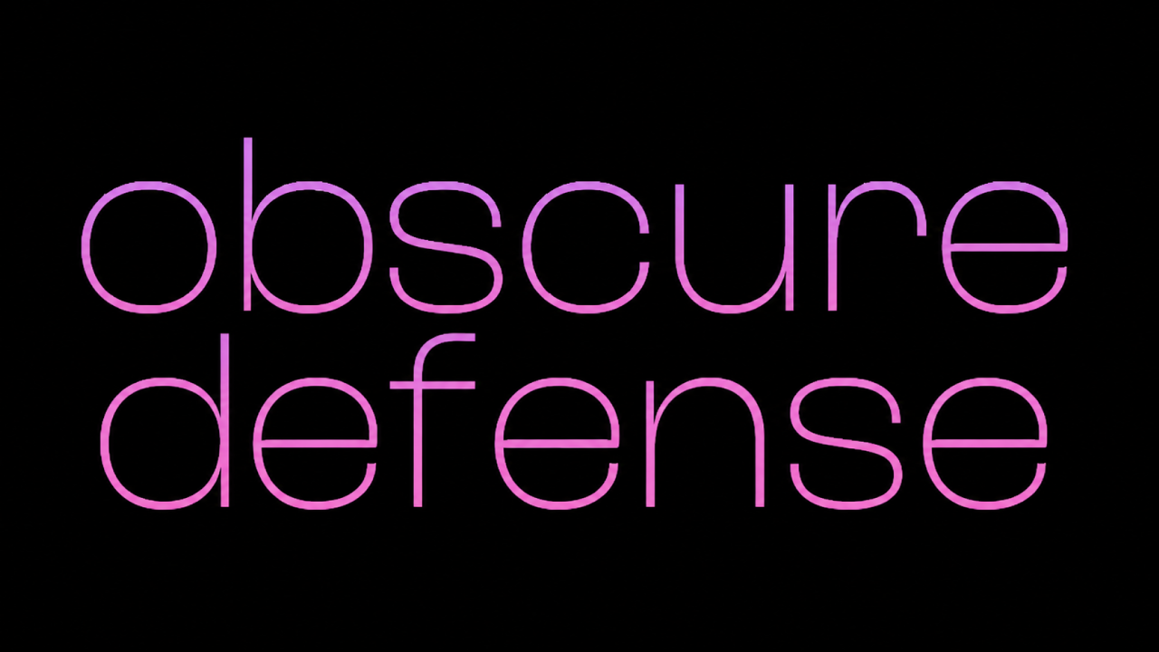 obscure defenseのバナー
