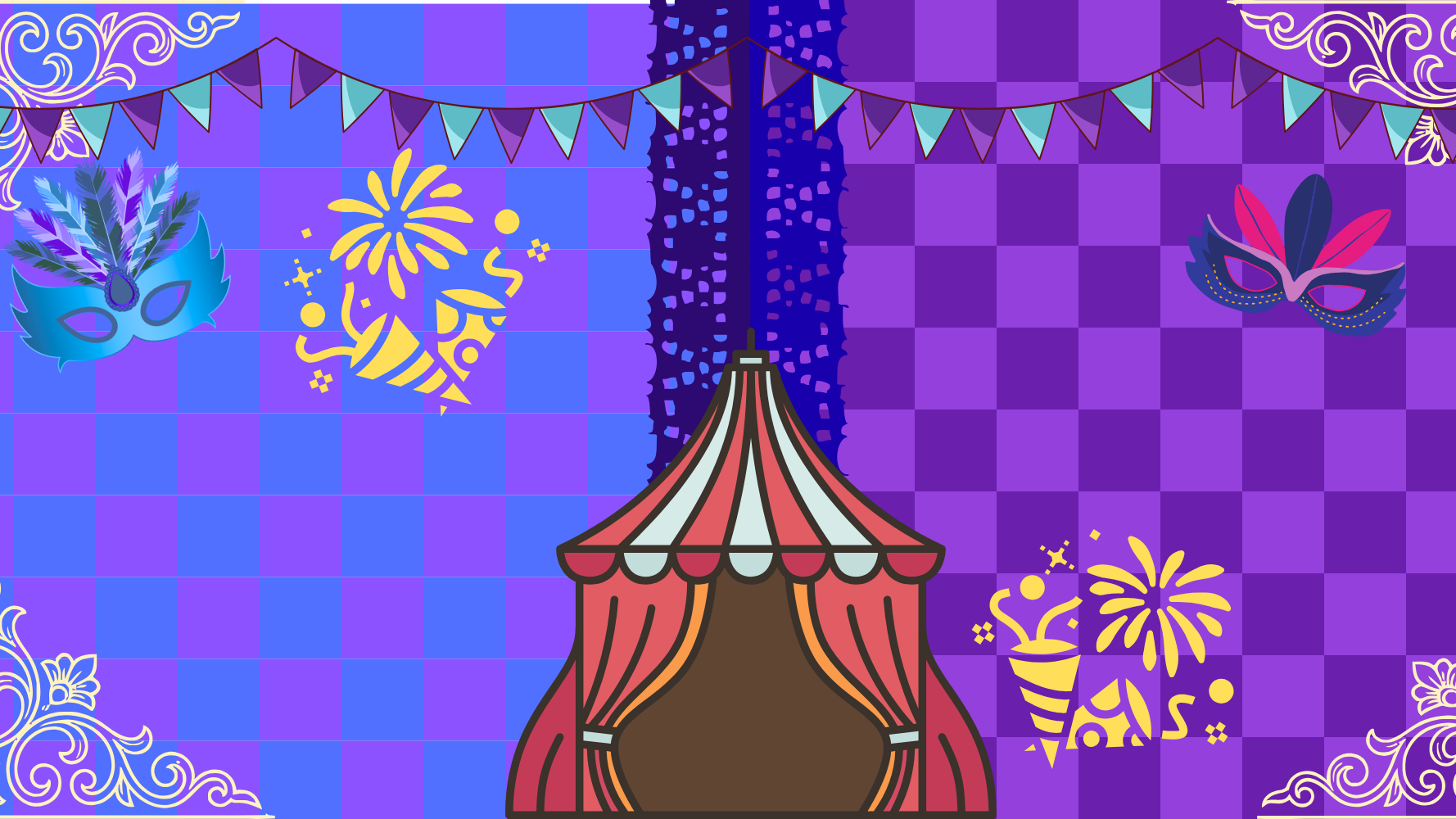 The jester twin circus