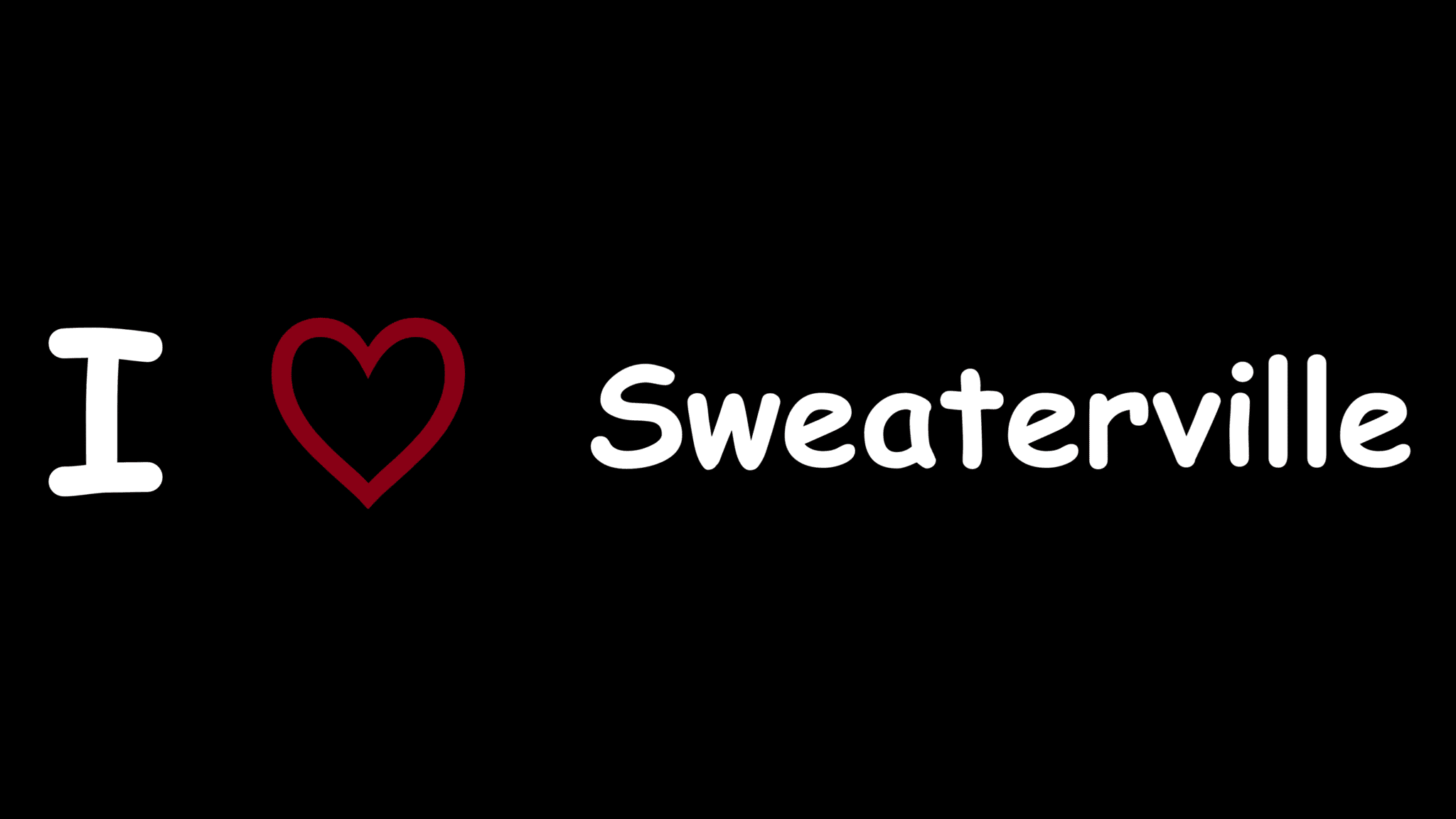 I Love Sweatervilleのバナー