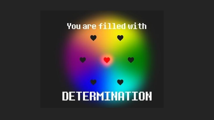 DETERMINATIONのバナー