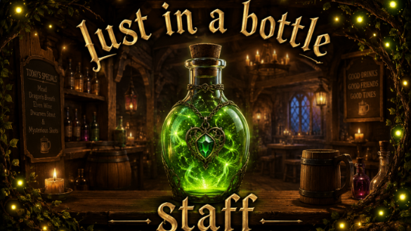 Lust in a bottle staffのバナー