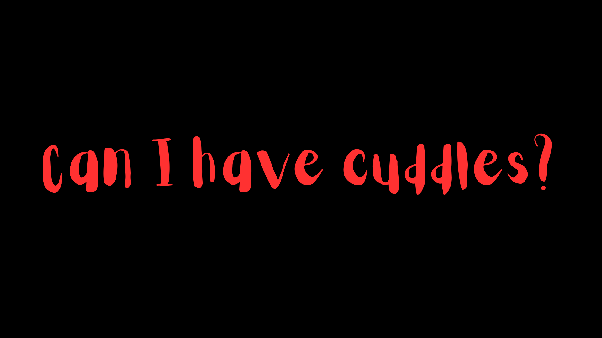 Can I Have Cuddles?のバナー