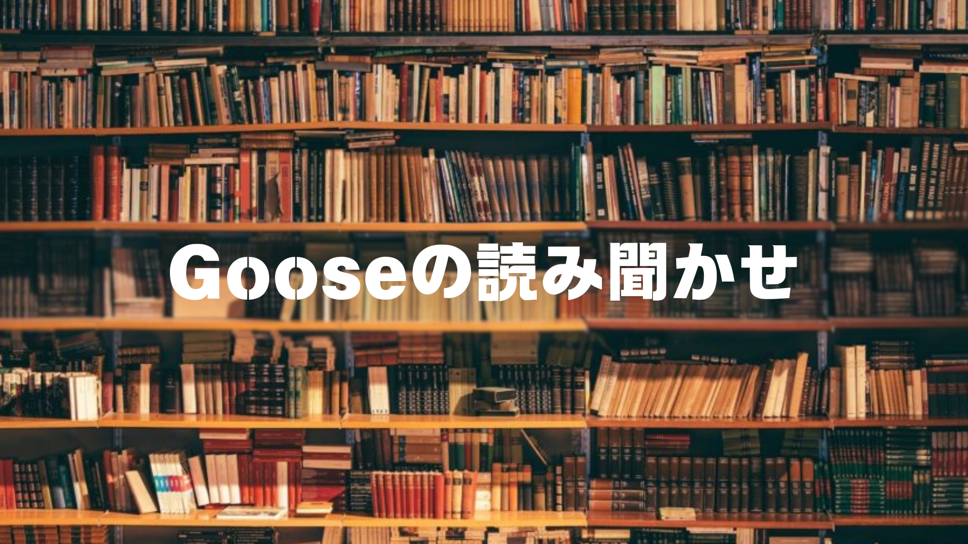 Gooseの読み聞かせ