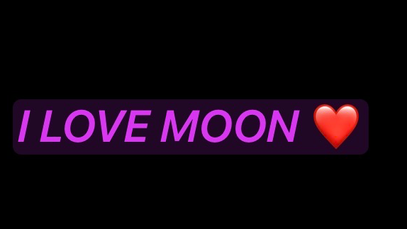 I LOVE MOONのバナー