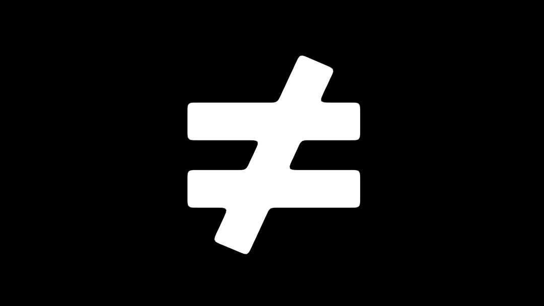Not Equalのバナー