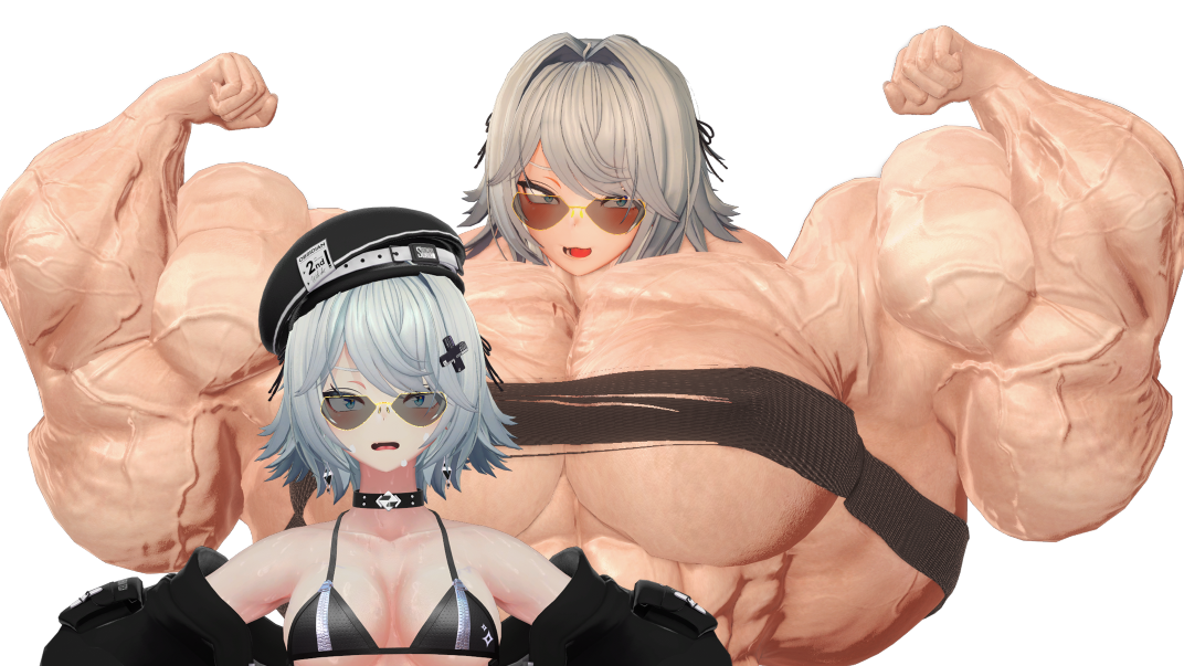 VRchat Muscle Girl Clubのバナー
