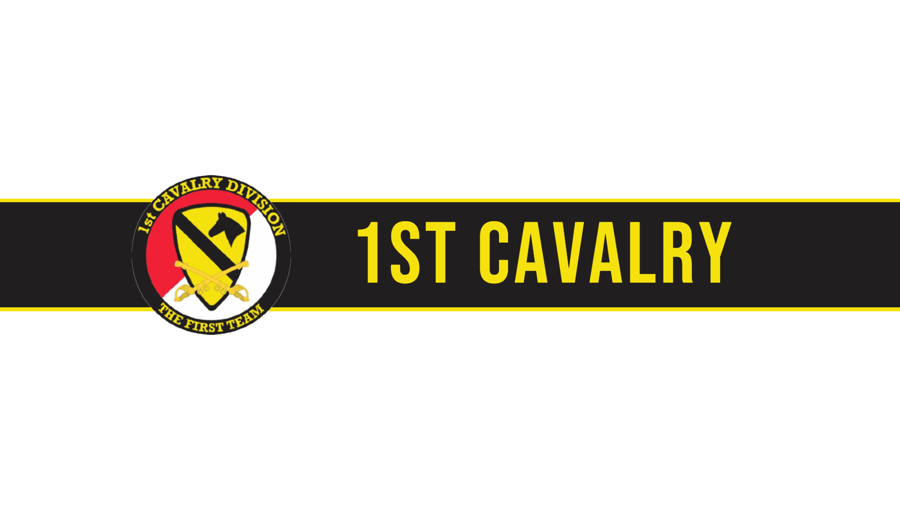 1st Cavalry Division of the 1970sのバナー