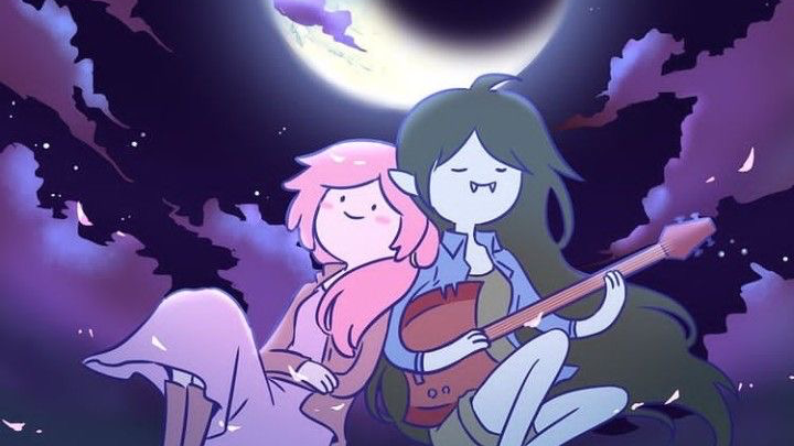 Marceline and PB bannerのバナー