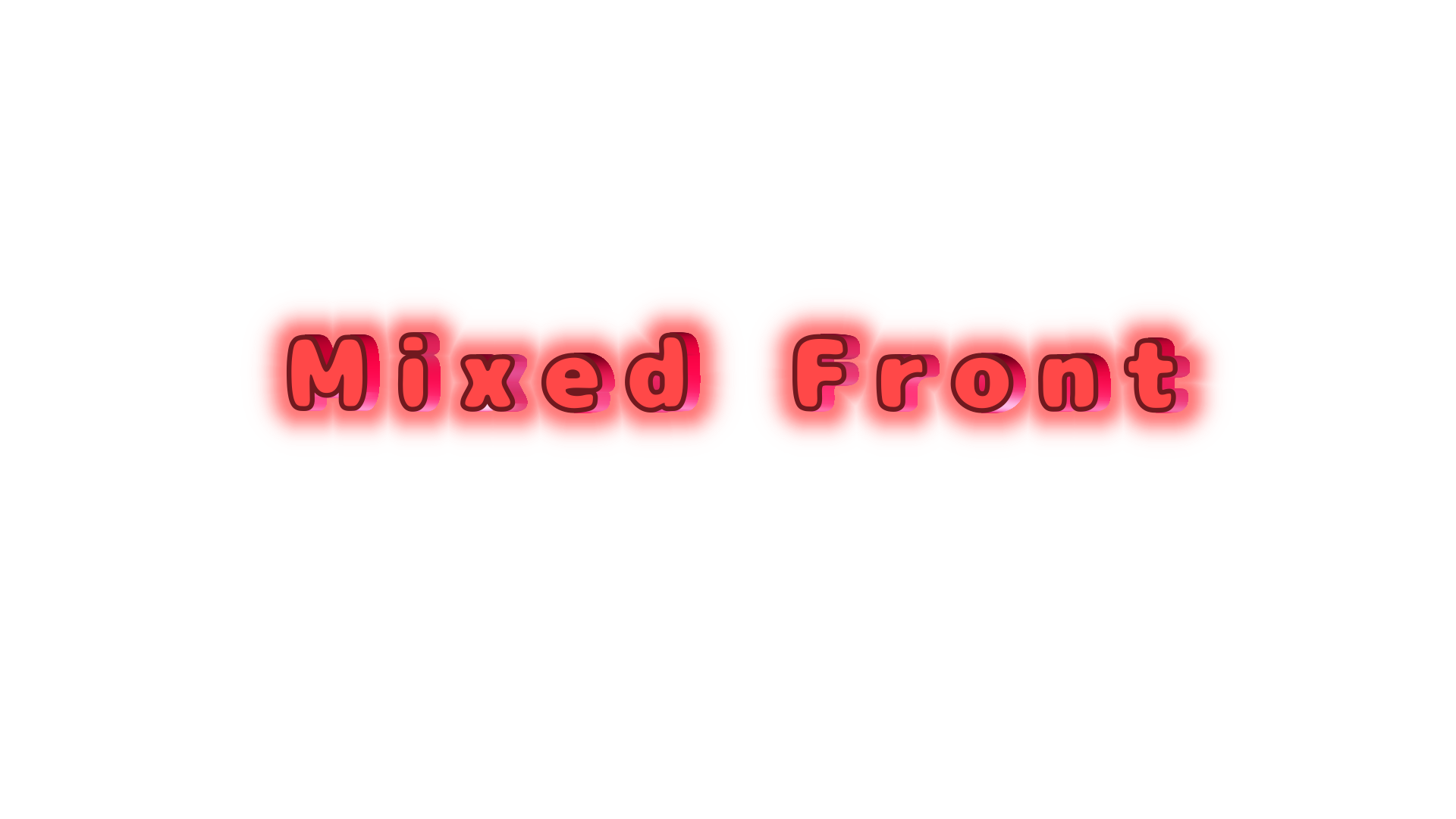 Mixed frontのバナー