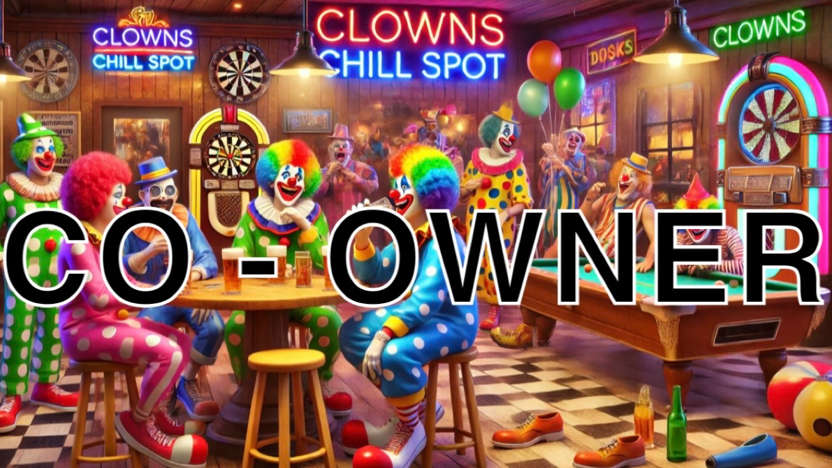 Clowns Chill Spot Co-Ownerのバナー