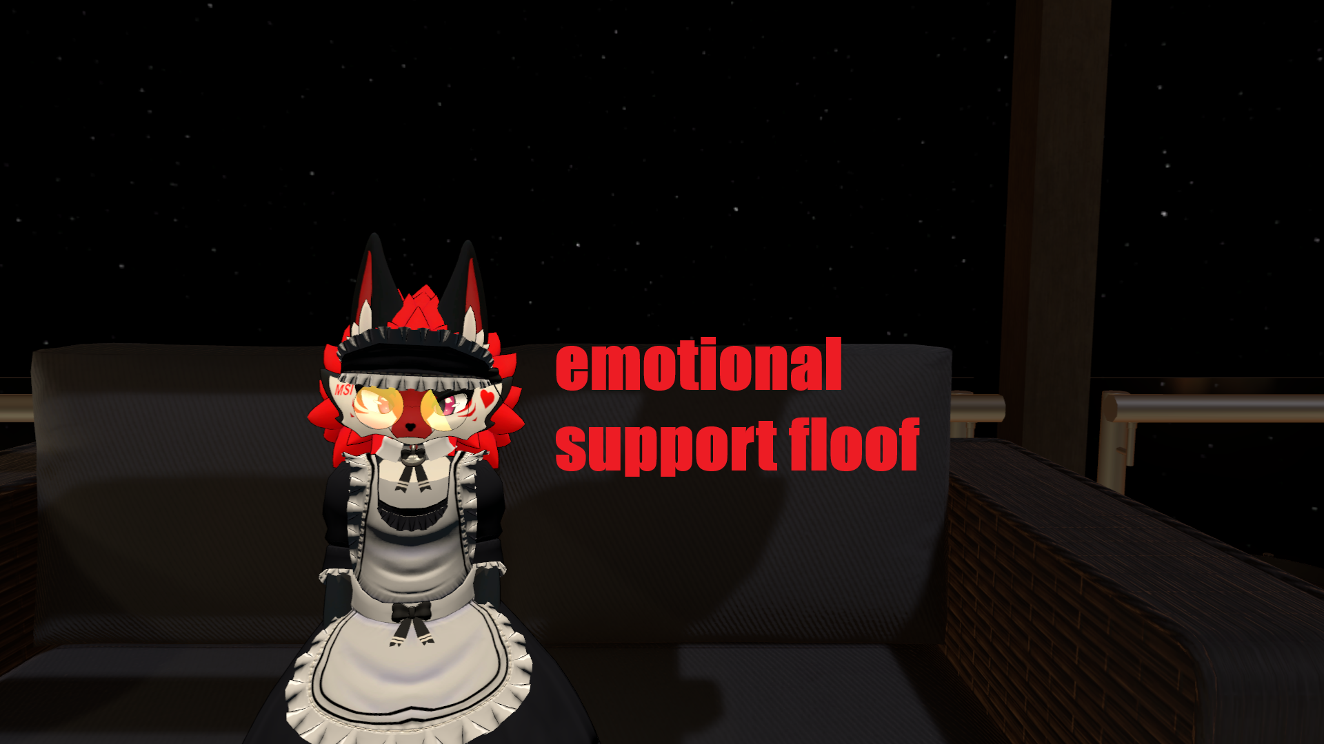 emotional support floofのバナー