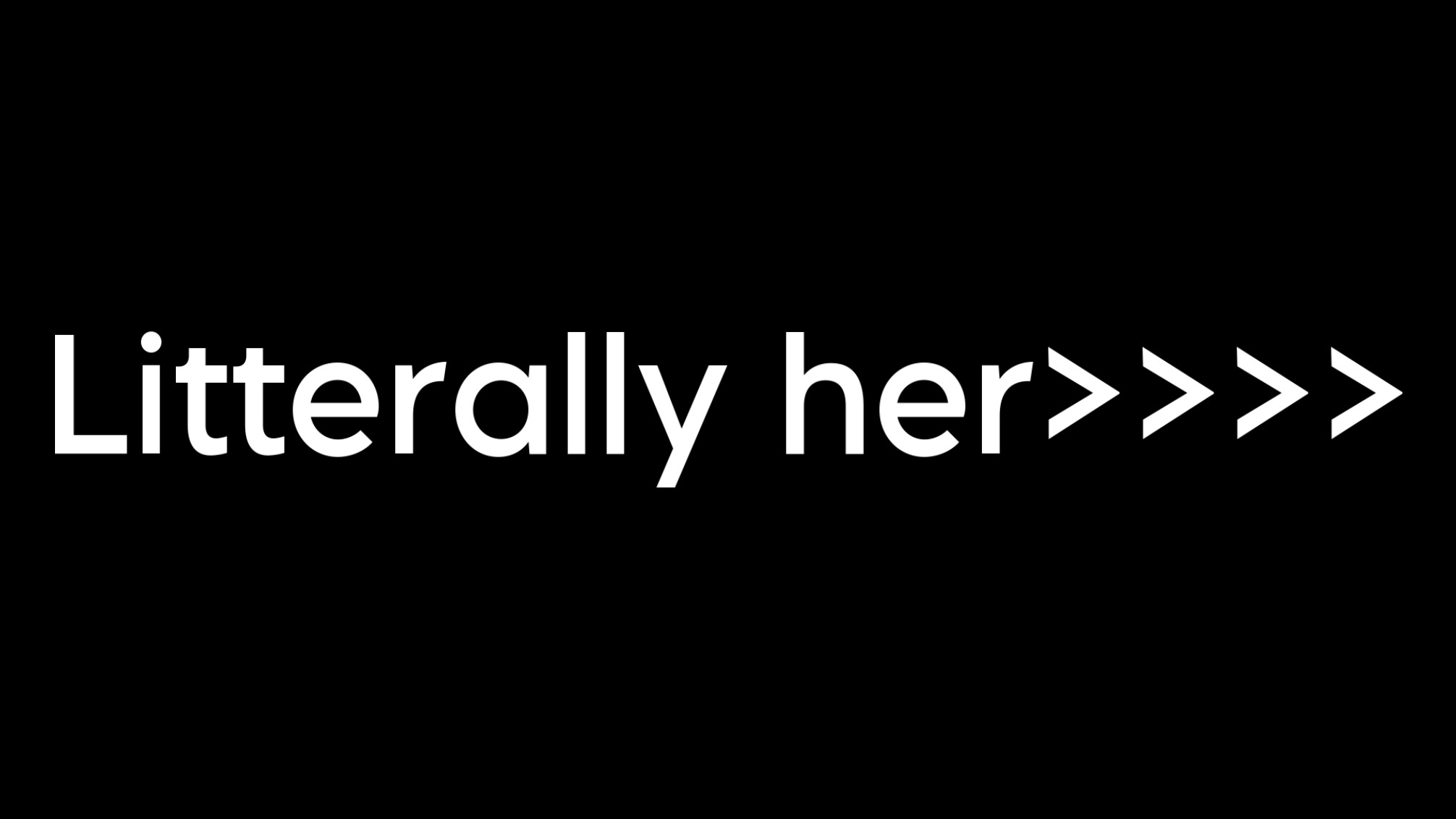Litterally herのバナー