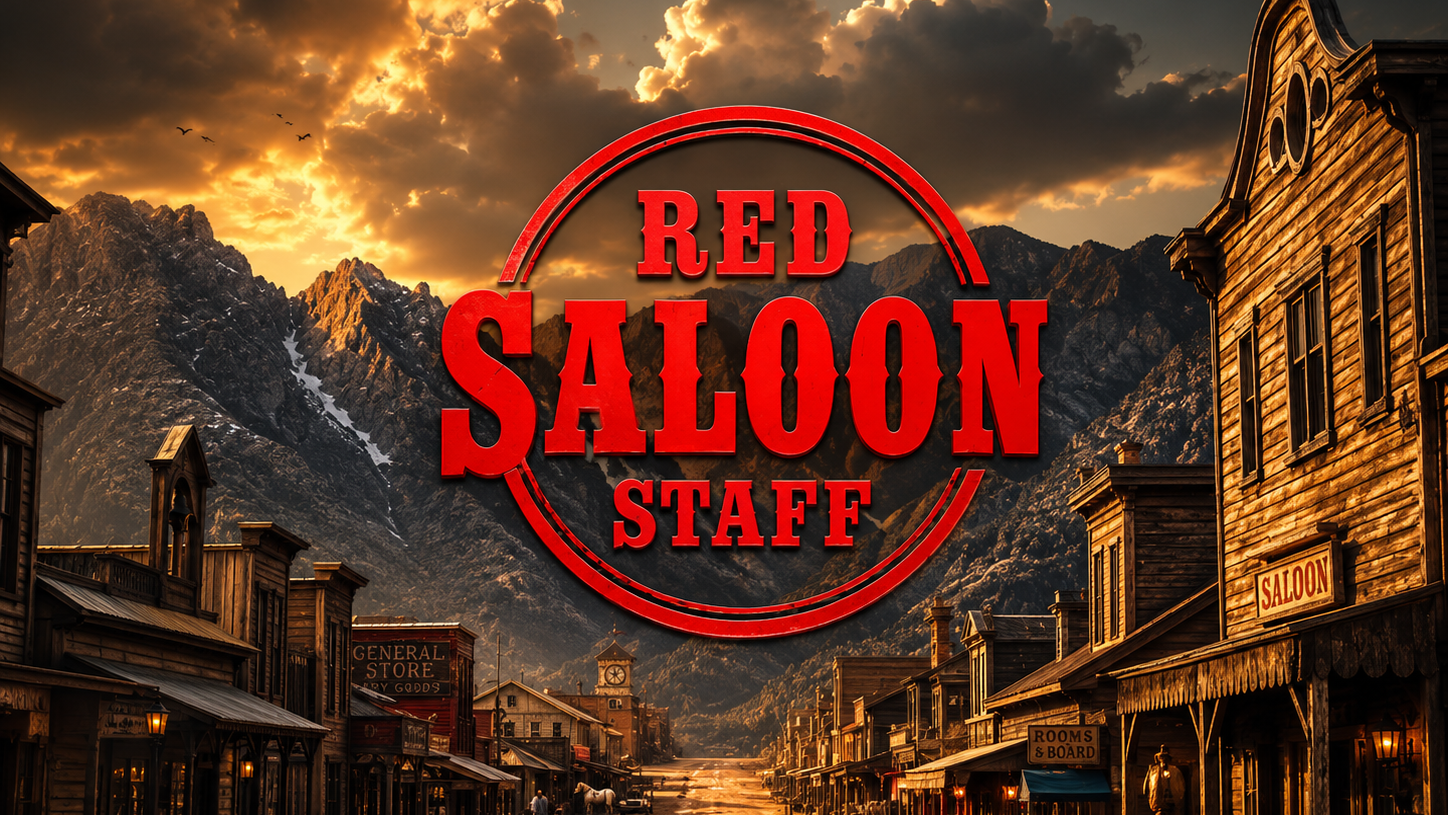 Red Saloon Staffのバナー