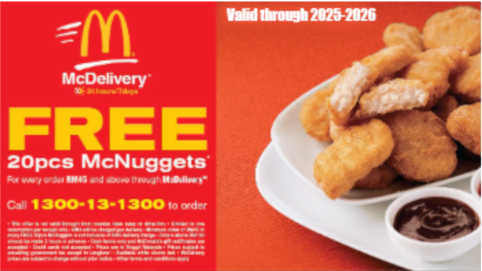Free nuggetsのバナー