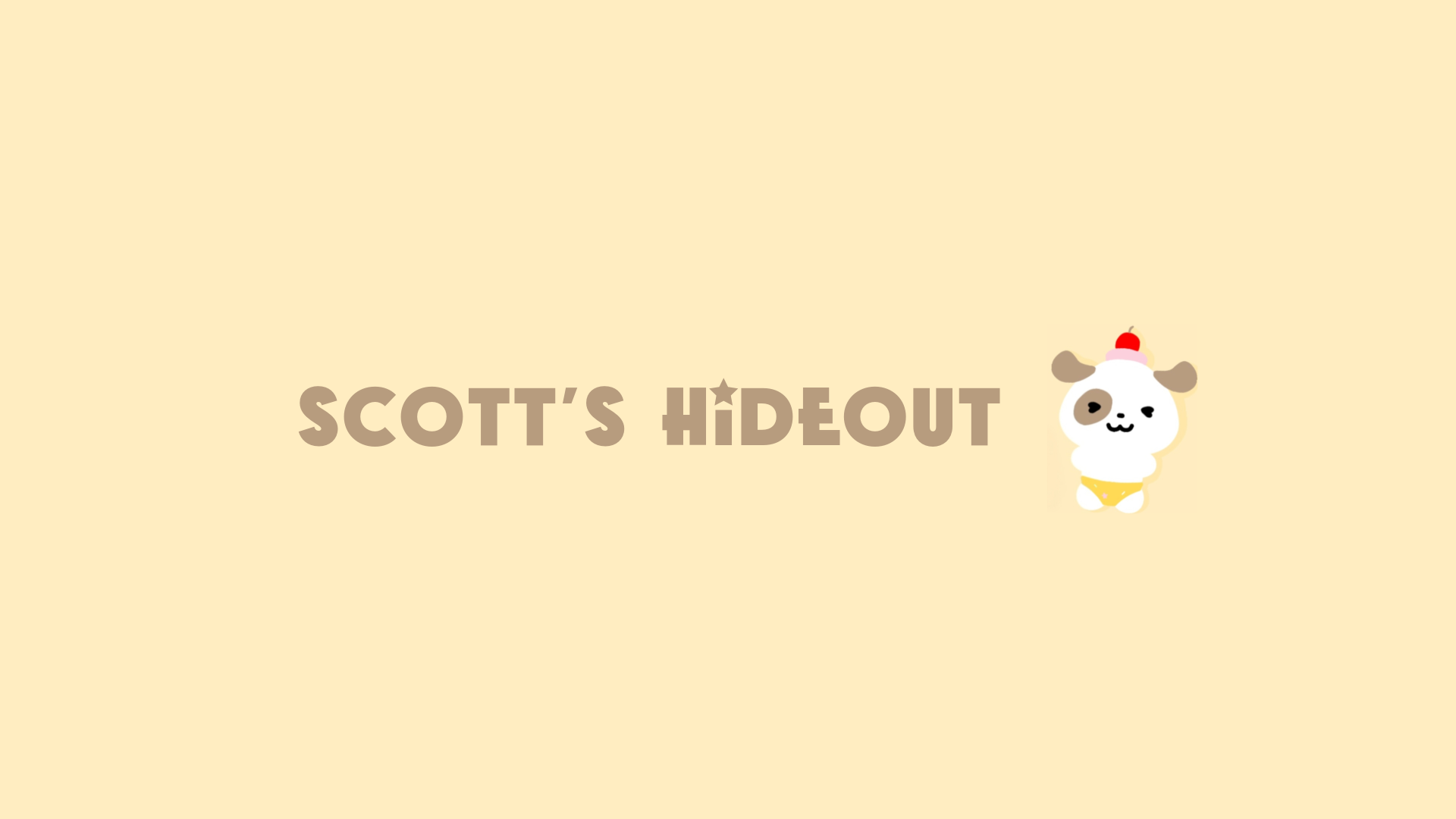 Scott's Hideoutのバナー
