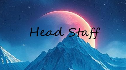 Glacier Moon Head Staff