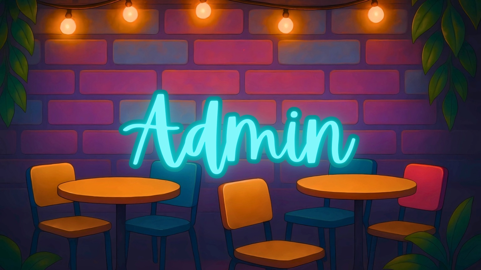 Cozy Cafe Adminのバナー