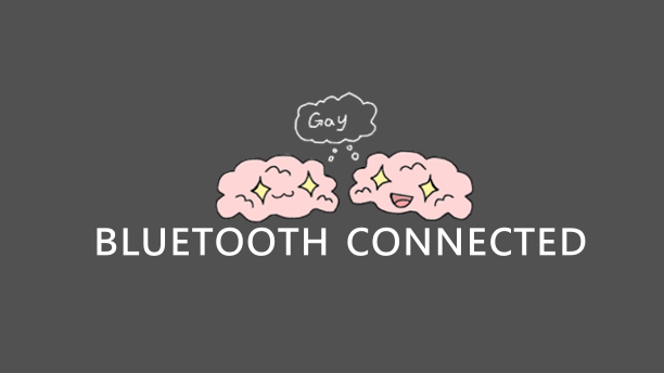 Bluetooth Connectedのバナー