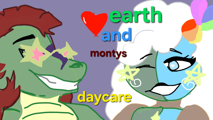 earth and monty's daycareのバナー