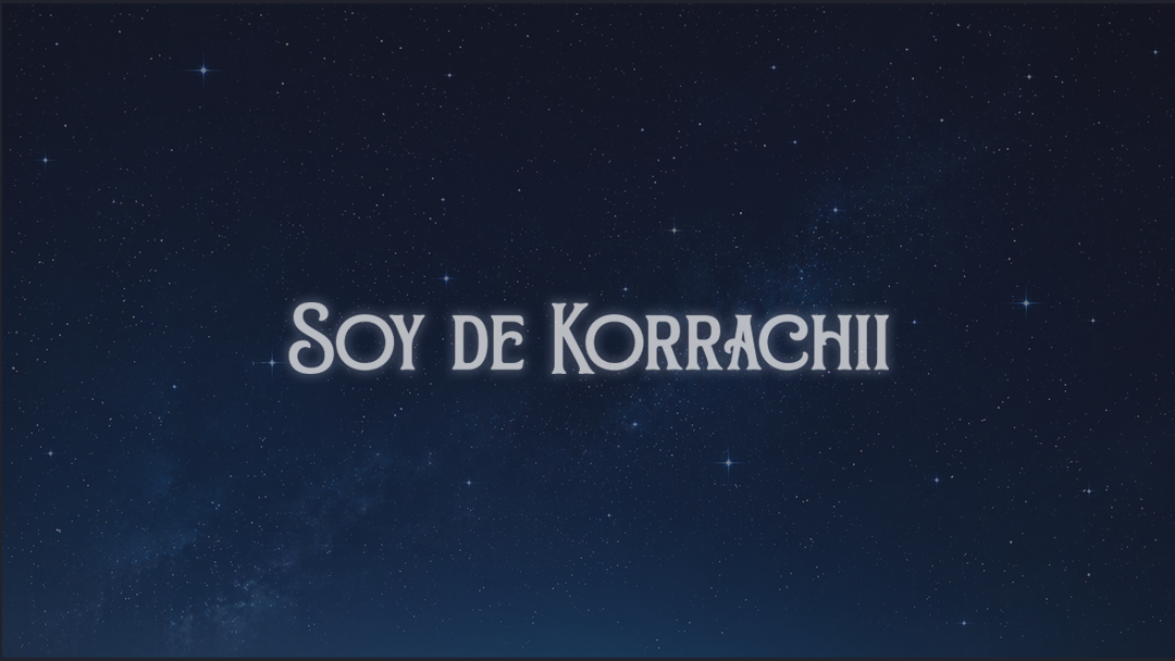 Soy de Korrachiiのバナー