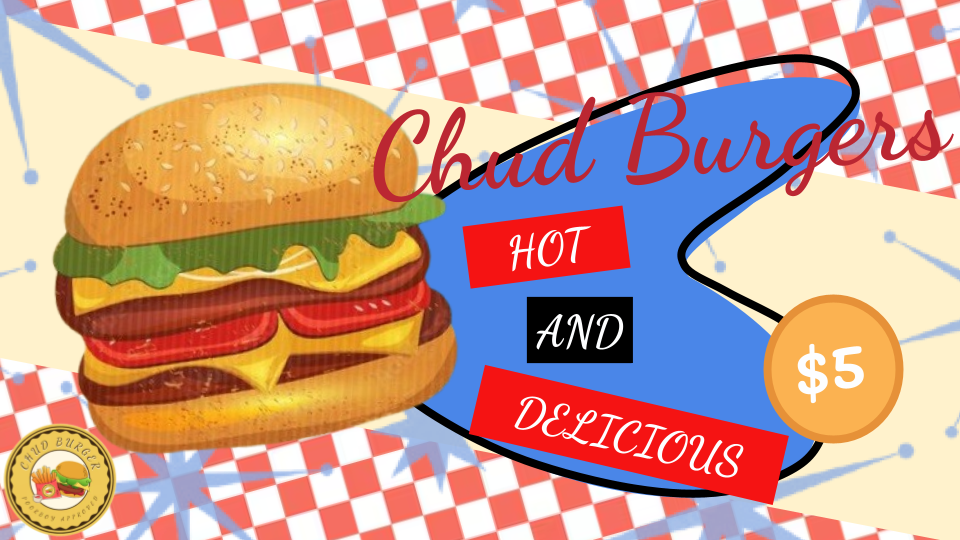 Chud burgerのバナー