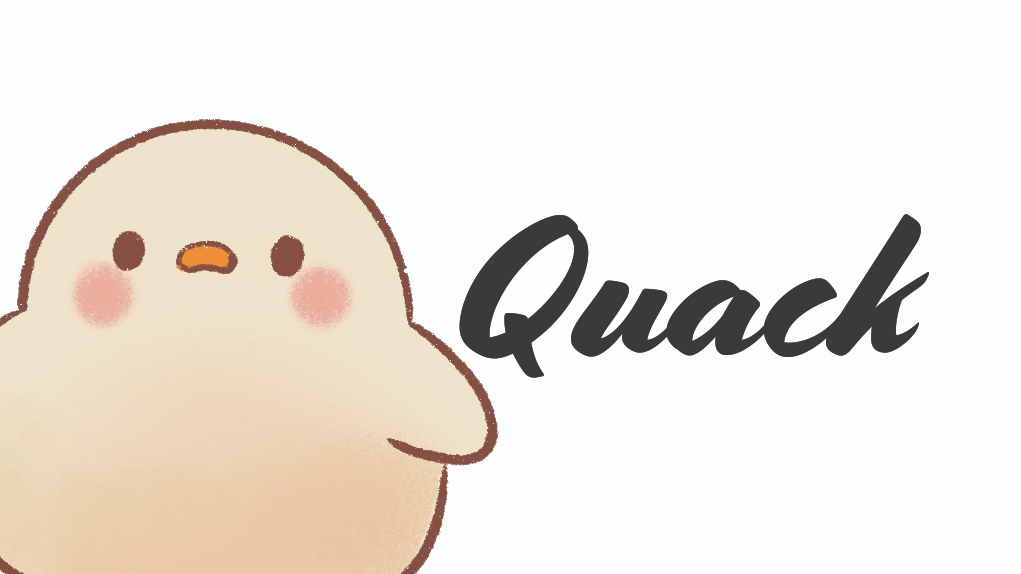 Quackのバナー
