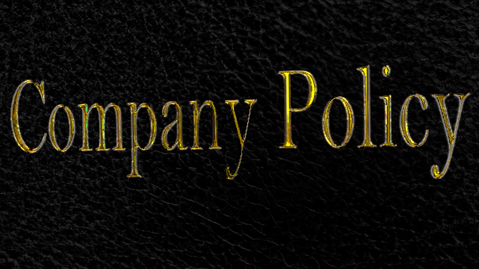 Company Policy