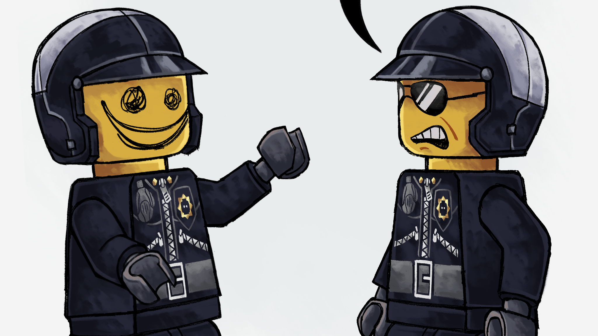 GOOD COP BAD COP FAN