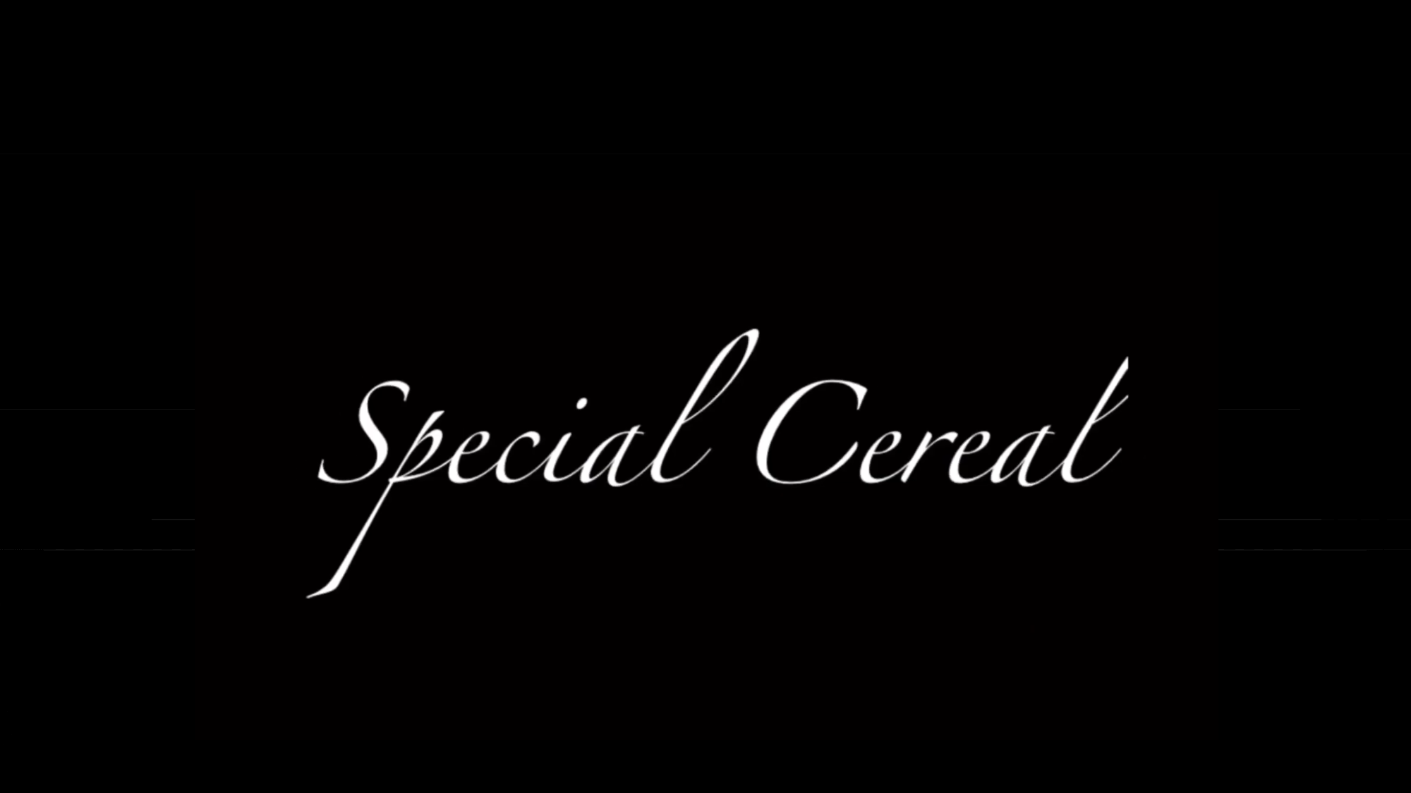 Special Cerealのバナー