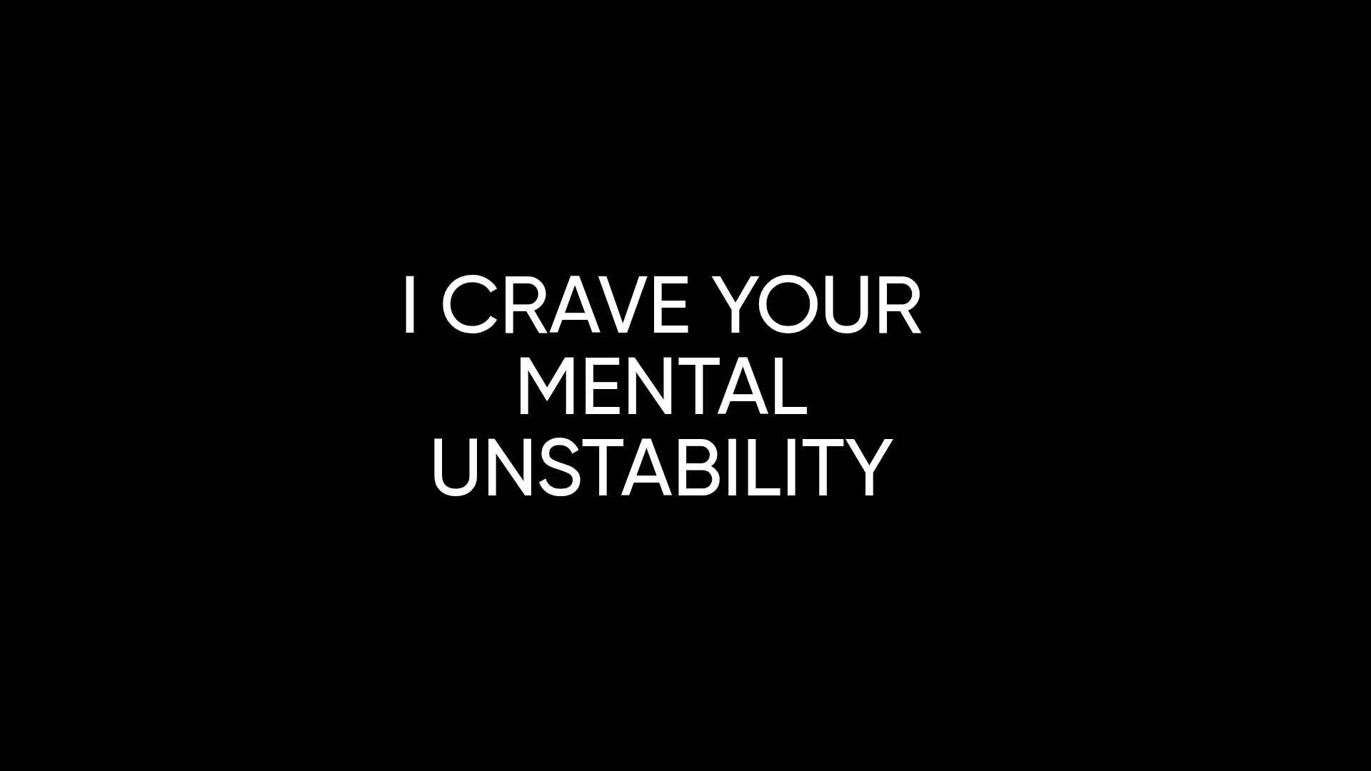 i crave ur mentalのバナー