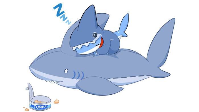 Sleepysharks cuddle buds