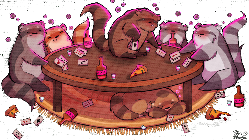 Silly Raccoons