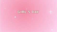 Girls dayのバナー