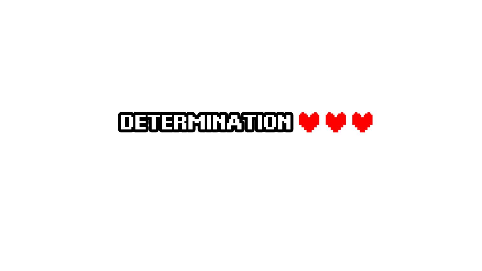 DETERMINATIONのバナー