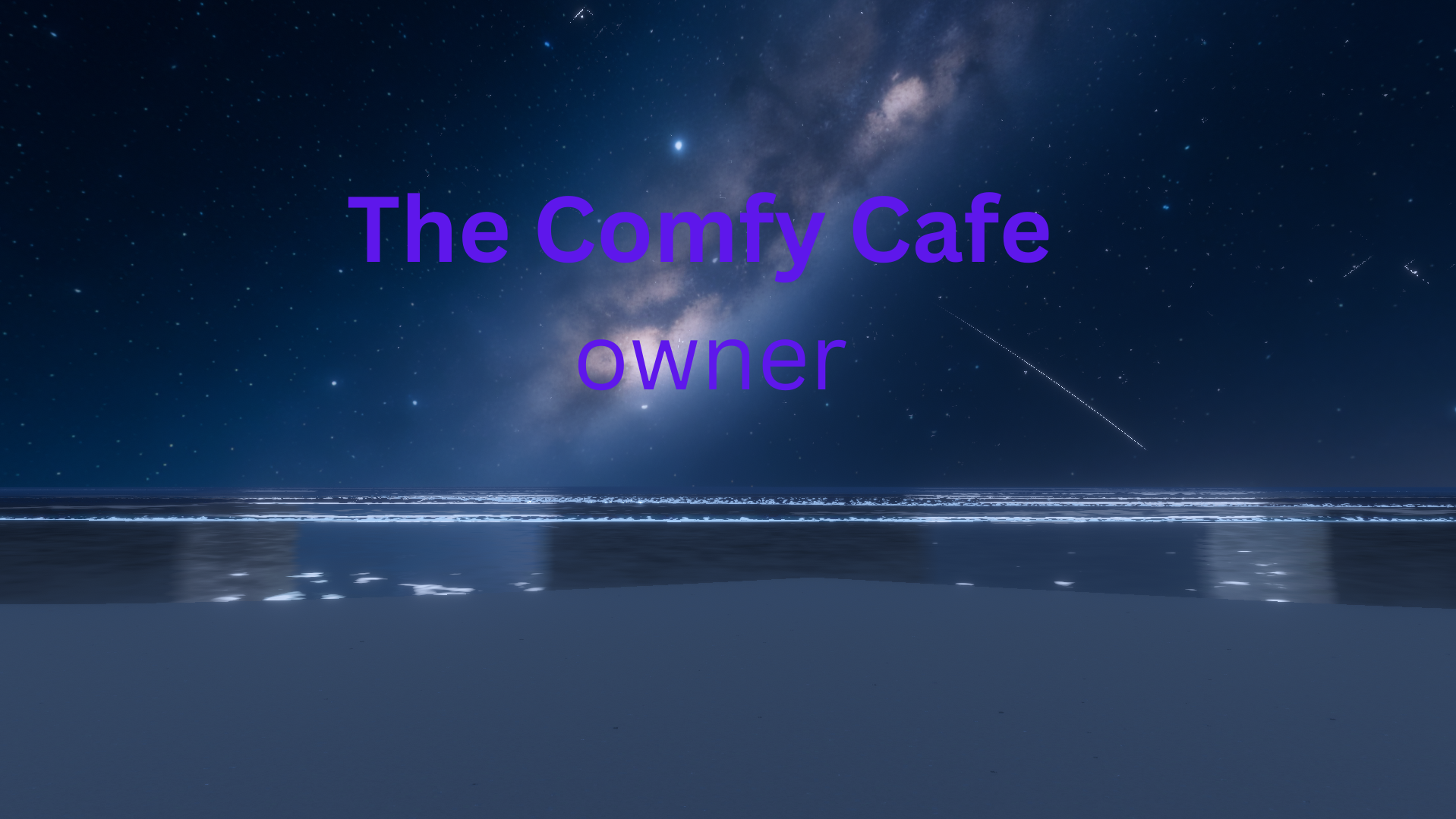 The Comfy Cafe ownerのバナー