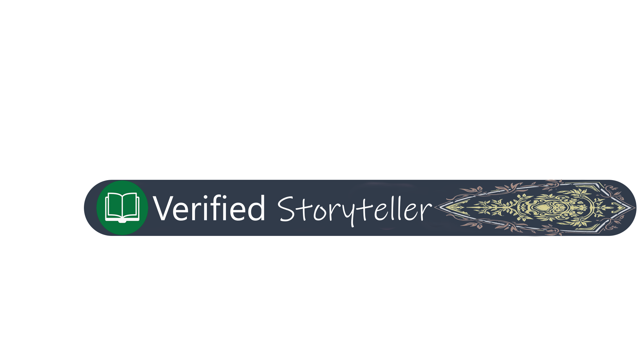 Verified Storytellerのバナー