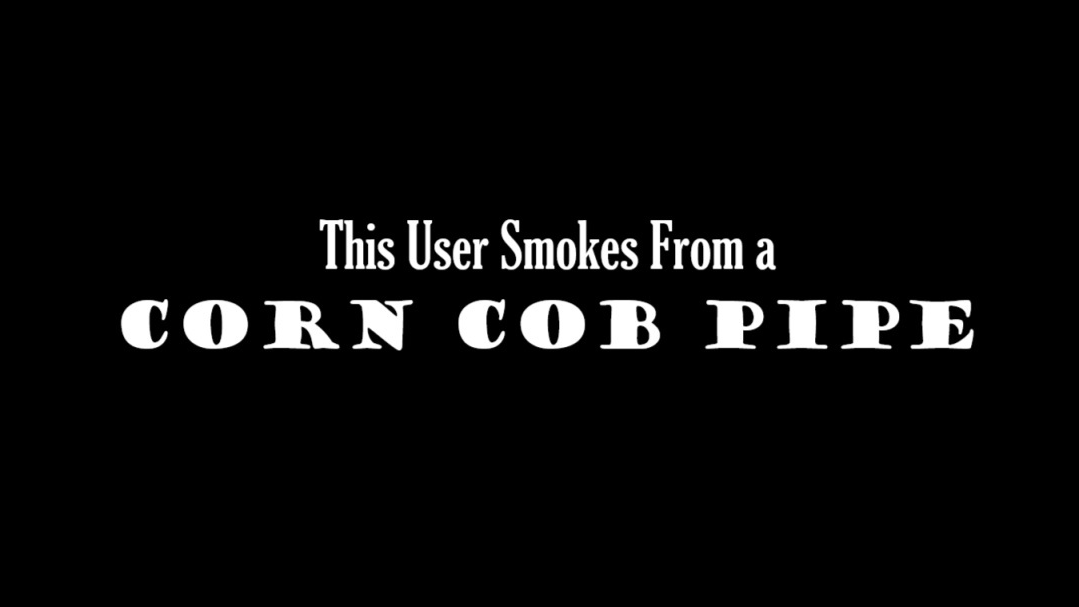 Corn Cob Pipe