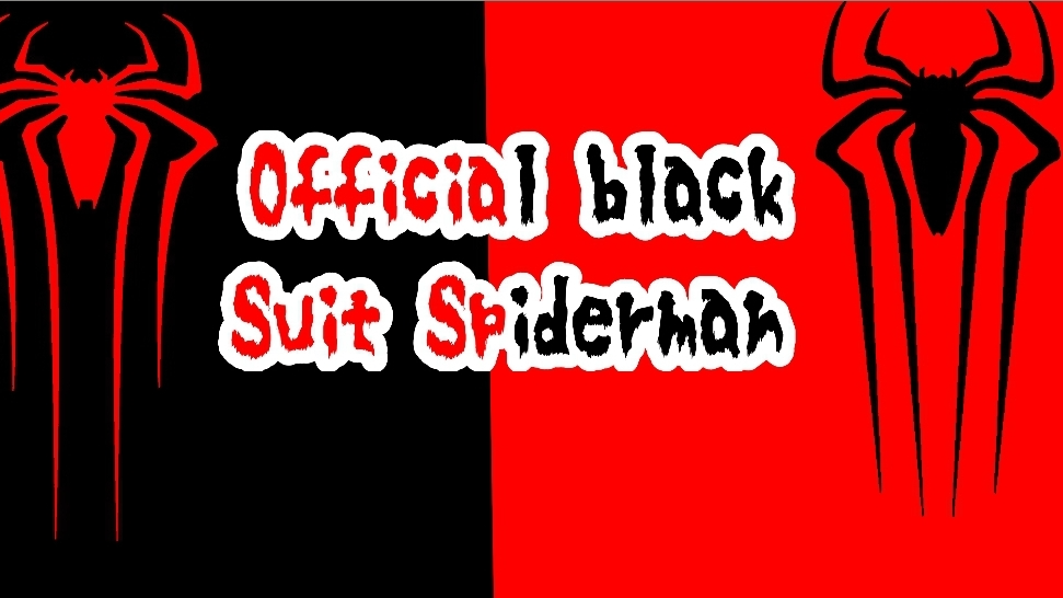 Official black suit spiderman