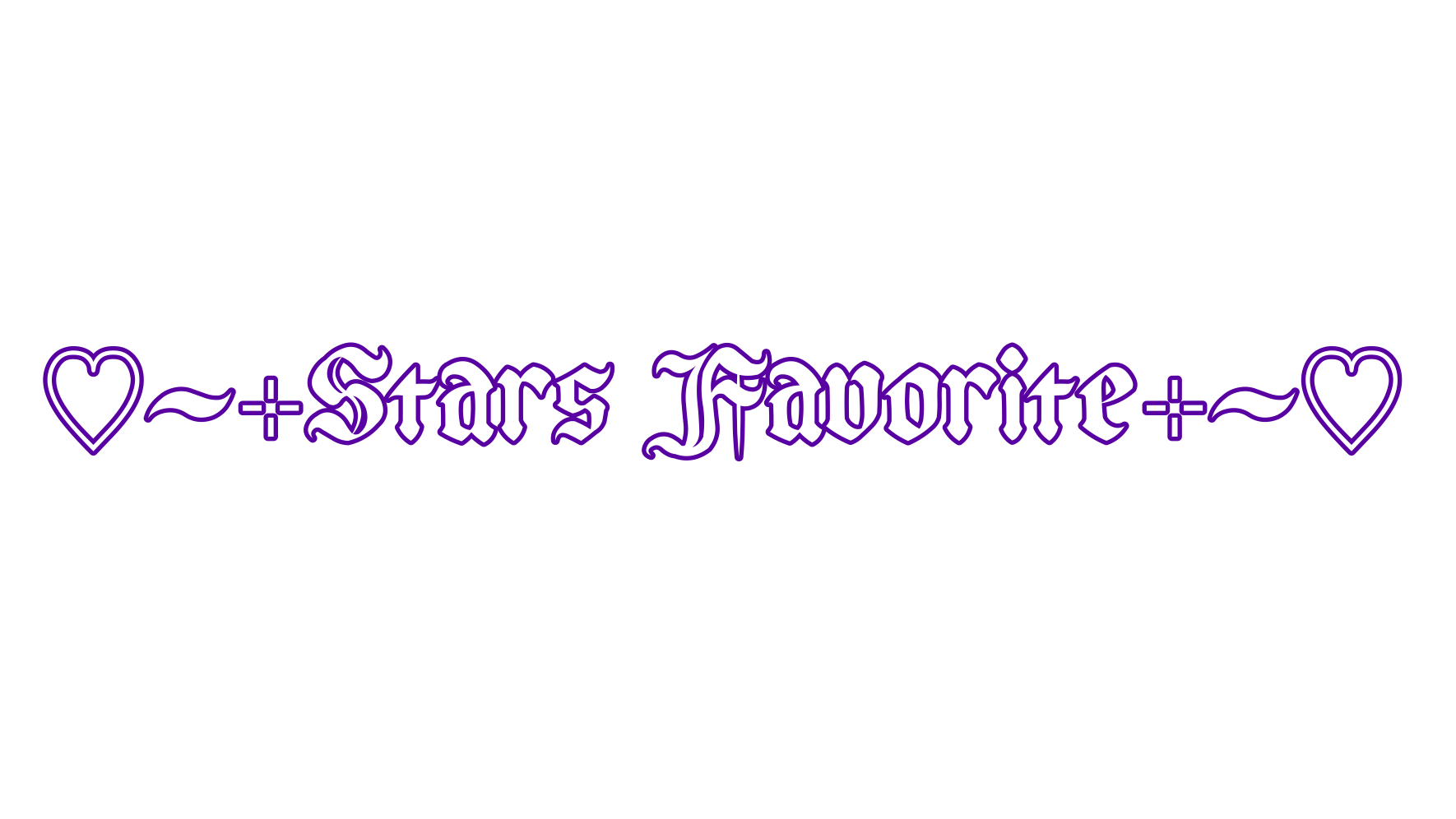 Stars Fav pplのバナー