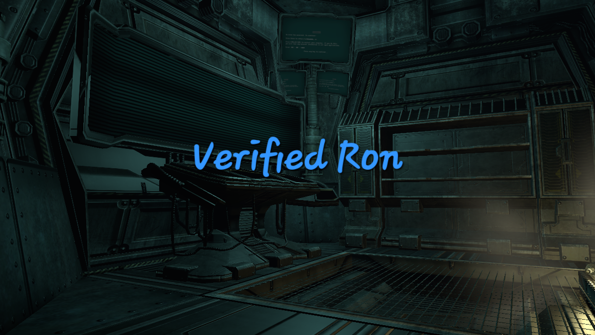 Verified Ronのバナー