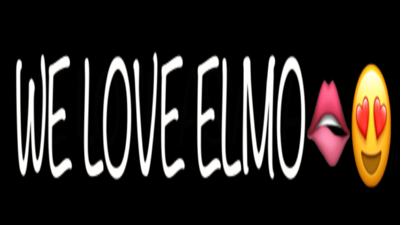 we love ELMOのバナー