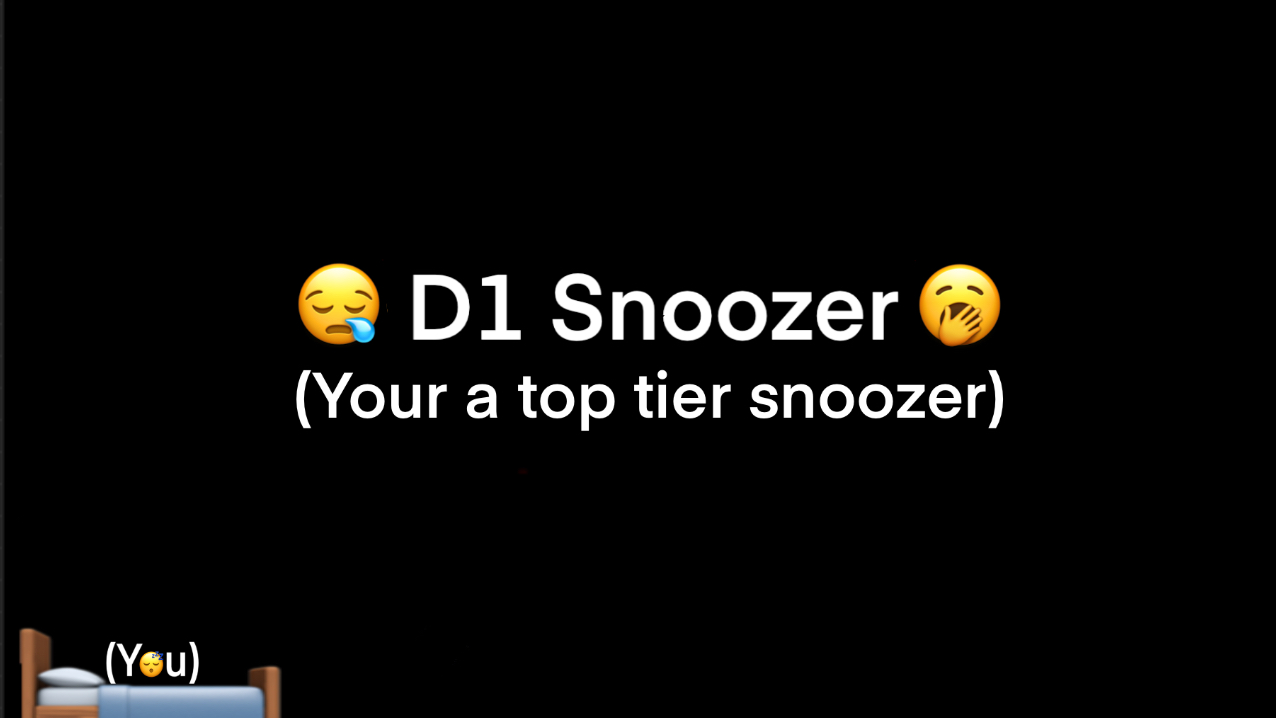 D1 Snoozerのバナー