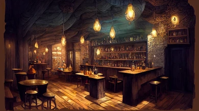 The Poisined Oak Tavernのバナー