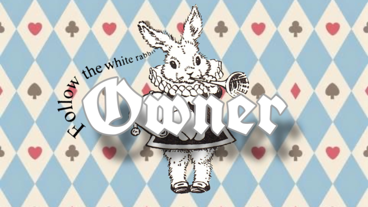 wonderland owner white rabbitのバナー