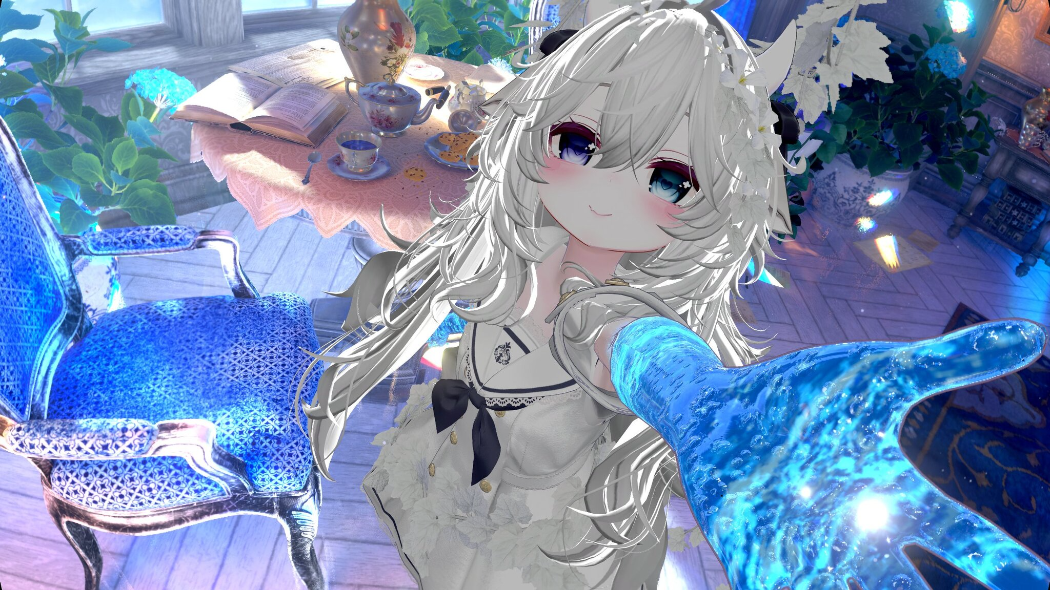 とむきゃっと誕生日会場のバナー