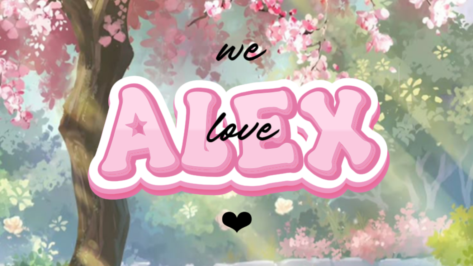 WE LOVE ALEXのバナー