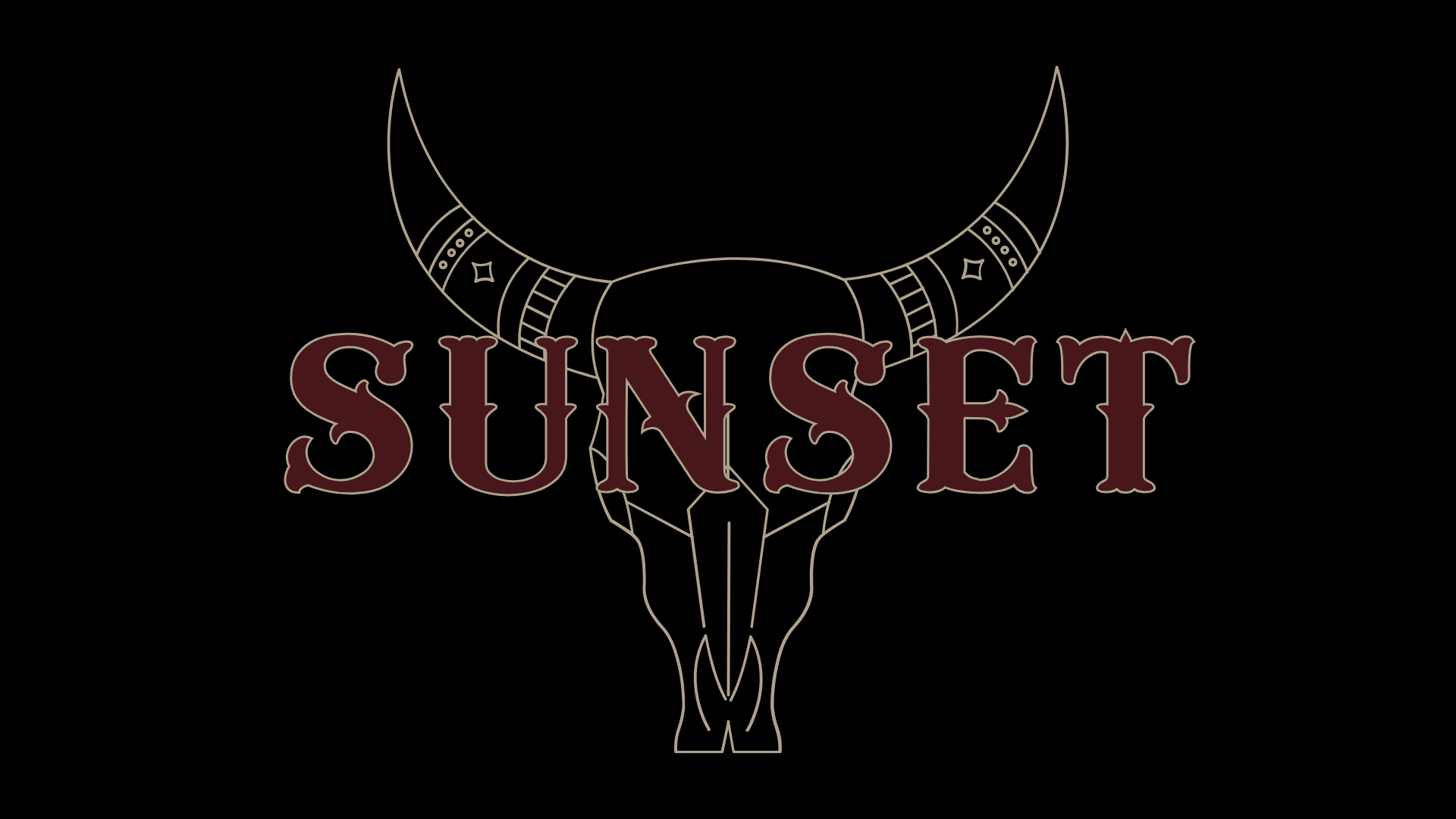 Sunset saloonのバナー