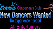 Club dancers neededのバナー