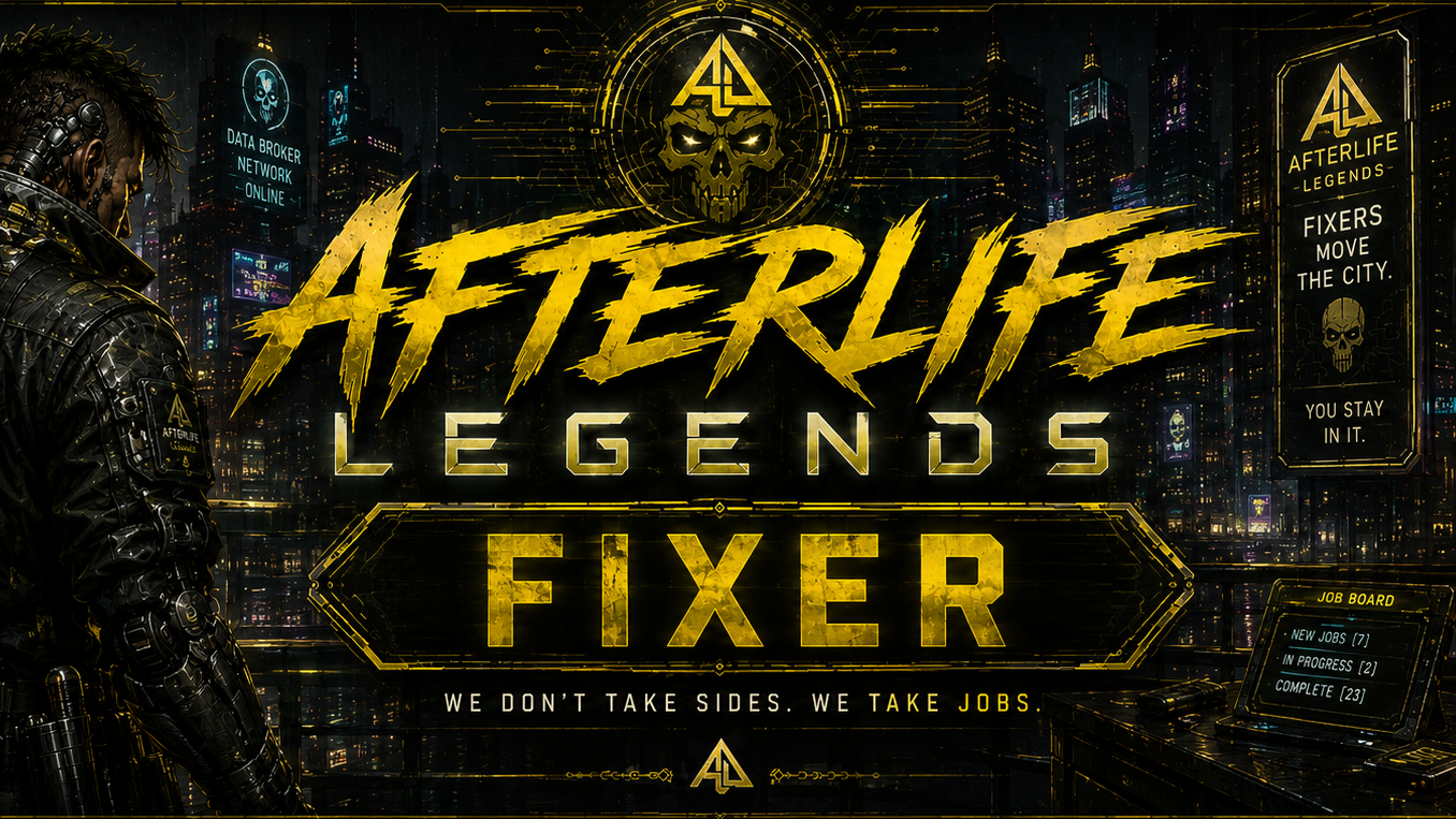 Afterlife fixerのバナー